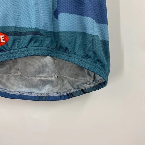 Attack Activewear Men's Sterling Rope Short Sleeve Half Zip Cycling Jersey SZ S - Picture 5 of 11